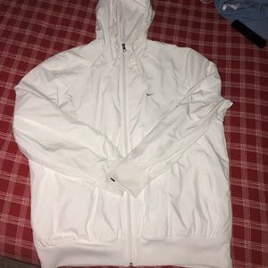 Men's Nike white windbreaker